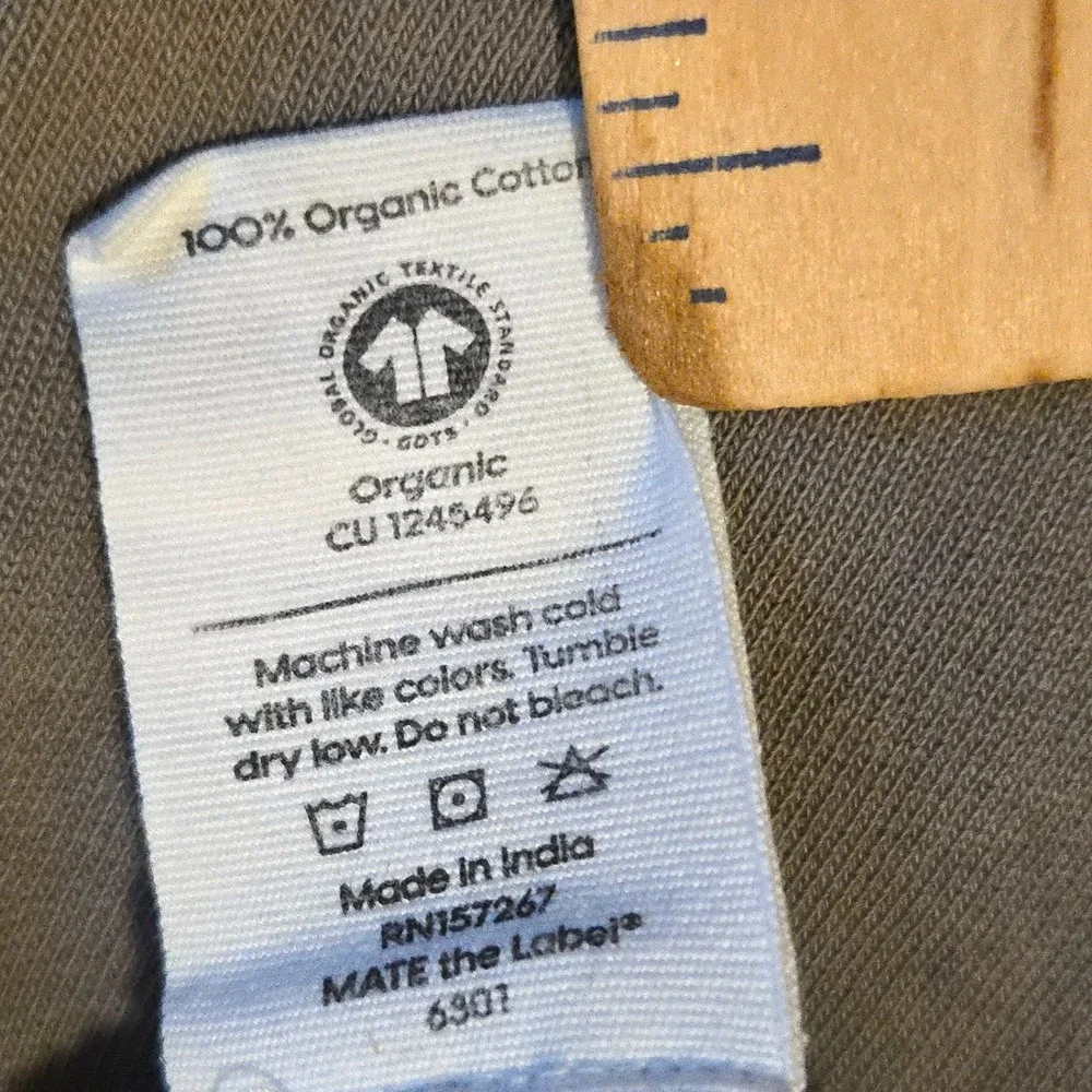 Mate The Label Men's Medium Sweatpants Brown Organic Cotton Relaxed Wide Leg EUC - Picture 7 of 12